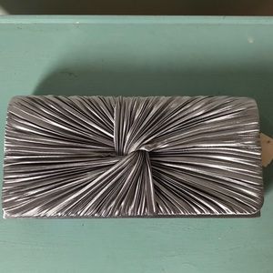 Silver Formal Wedding Party Clutch